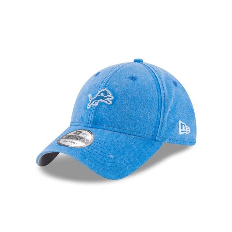 NFL Detroit Lions Rugged Mini 9Twenty Adjustable (VSS1849) - Blue New Era Caps